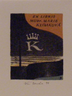 Ex libris MUDr. Marie Klimková