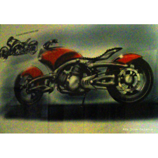 Designová studie motocyklu